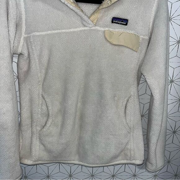 Patagonia Retool Fleece Pullover White - Picture 4 of 6